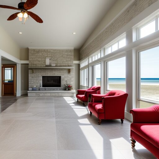 Grand Lobby face the beach